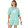 TRENINGSKJERNEN ASICS SPIRAL GRAPHIC RELAXED T-SKJORTE