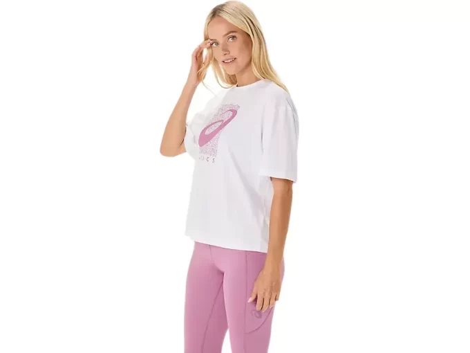 TRENINGSKJERNEN ASICS SPIRAL GRAPHIC RELAXED T-SKJORTE