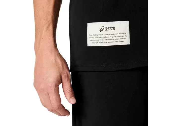 TYGG T-SHIRT MED AVSLAPPET LOMME