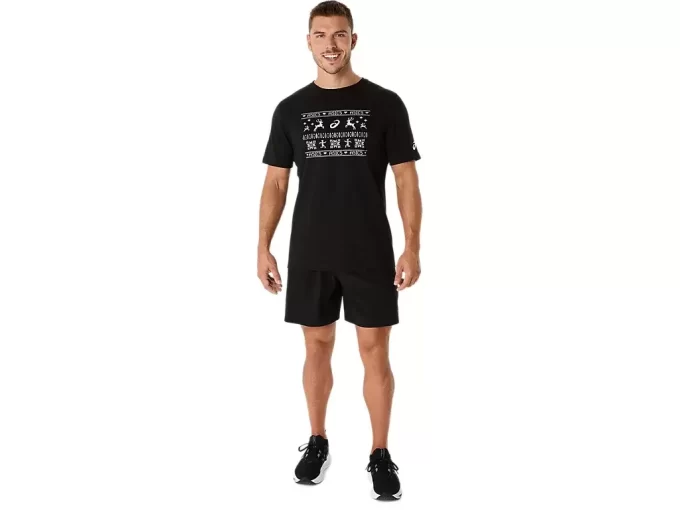 UNISEX ASICS HOLIDAY KORT ERME T-SKJORTE