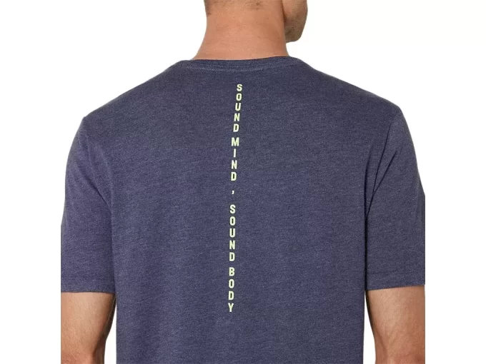 UNISEX ASICS LYSERE DAGER FORUT KORT ERME T-SKJORTE