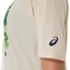 UNISEX ASICS RUN OUTSIDE CLUB KORTARMET T-SKJORTE