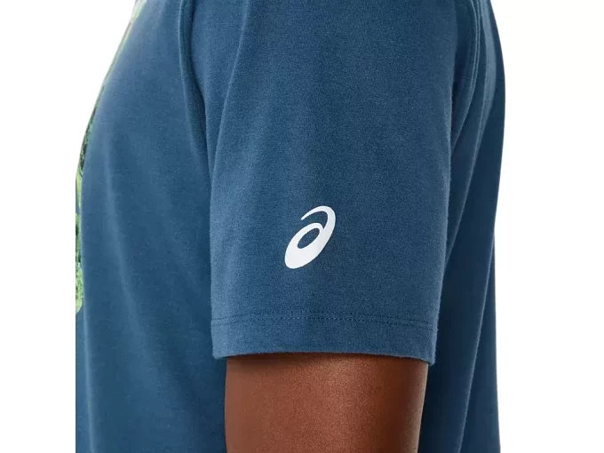 UNISEX ASICS RUN OUTSIDE CLUB KORTARMET T-SKJORTE