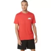 UNISEX ASICS SMSB 1977 RUN CLUB KORTARMET T-SKJORTE