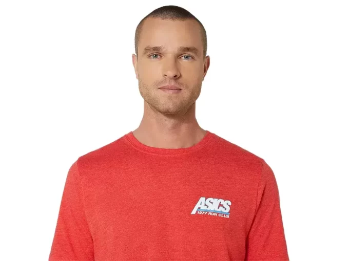 UNISEX ASICS SMSB 1977 RUN CLUB KORTARMET T-SKJORTE