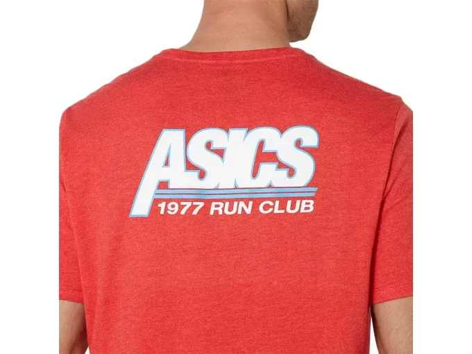 UNISEX ASICS SMSB 1977 RUN CLUB KORTARMET T-SKJORTE