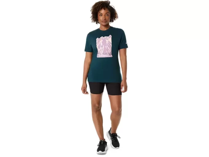 UNISEX ASICS WANDER KORT ERME T-SKJORTE