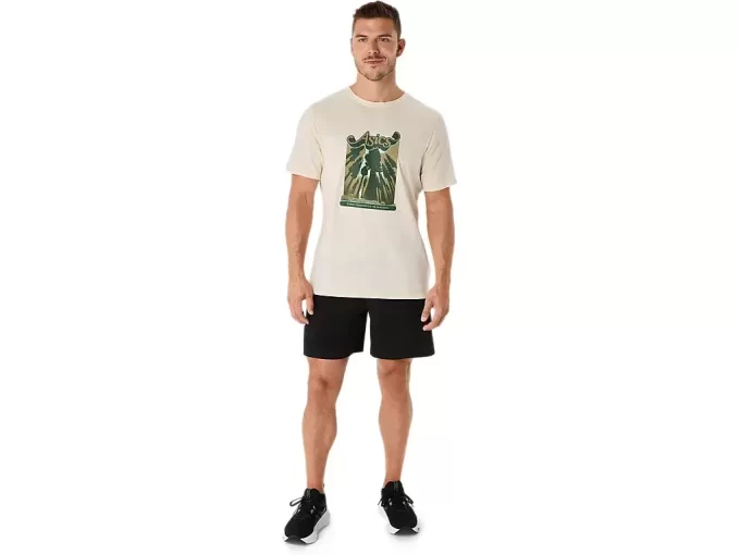 UNISEX ASICS WANDER KORT ERME T-SKJORTE