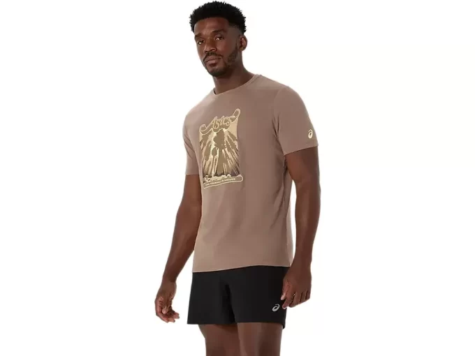 UNISEX ASICS WANDER KORT ERME T-SKJORTE