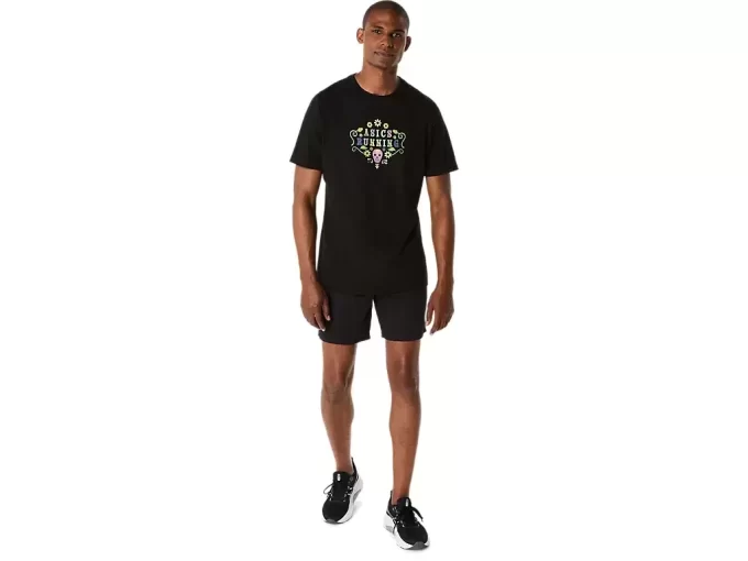 UNISEX DAY OF THE DEAD KORT ERME T-SKJORTE