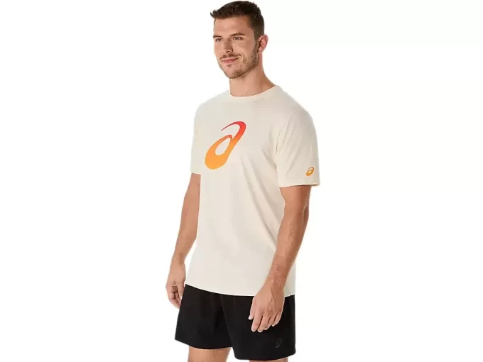 UNISEX KORT ERME T-SKJORTE MED GRADIENT SPIRAL LOGO UNISEX KORT ERME T-SKJORTE MED GRADIENT SPIRAL LOGO