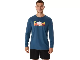 UNISEX LANGERMET HØSTSPORTST-T-SKJORTE