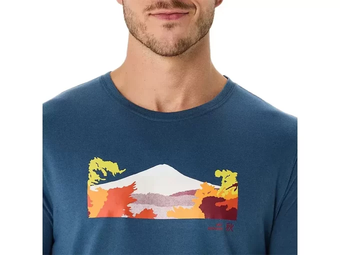 UNISEX LANGERMET HØSTSPORTST-T-SKJORTE